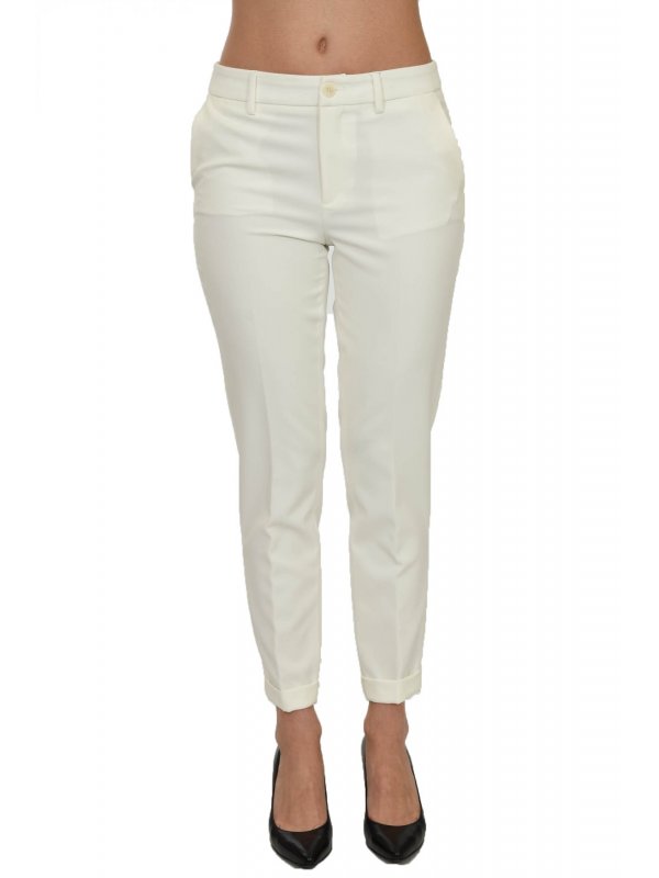 LIU-JO ΠΑΝΤΕΛΟΝΙ CHINO ΥΠΟΛΕΥΚΟ