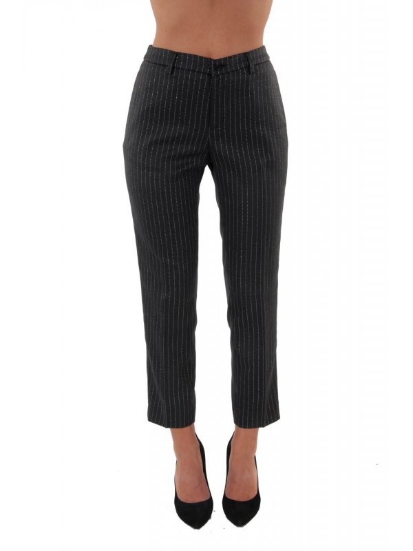 LIU-JO ΠΑΝΤΕΛΟΝΙ CHINO ΡΙΓΕ ΓΚΡΙ