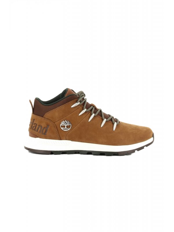 TIMBERLAND SPRINT TREKKER MID RUST NUBUCK CAMEL BOOTS 
