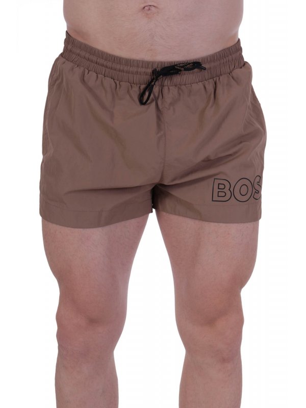 BOSS BEACHWEAR SWIMWEAR MOONEYE BEIGE 