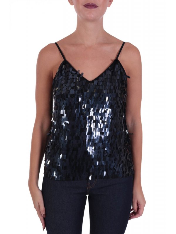 PINKO TOP TOSCA ΠΑΓΙΕΤΑ ΜΑΥΡΟ