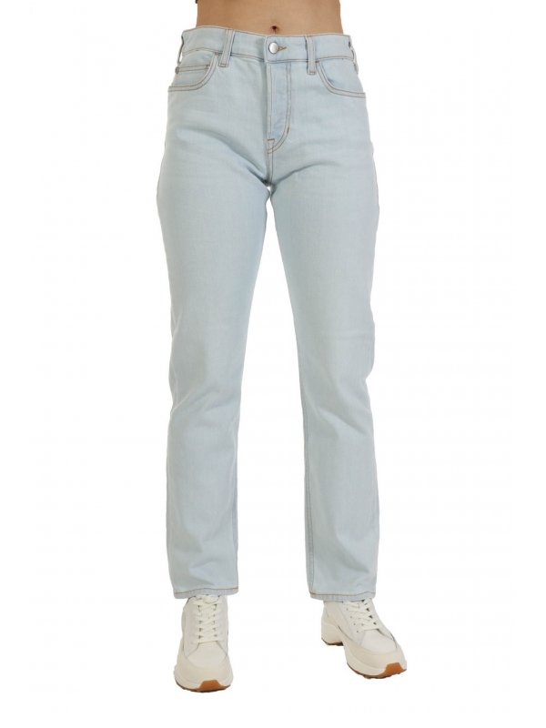 EMPORIO ARMANI  ΠΑΝΤΕΛΟΝΙ JEANS WOMAN J60 REGULAR FIT ΓΑΛΑΖΙΟ