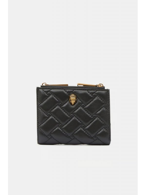 KURT GEIGER ΠΟΡΤΟΦΟΛΙ MINI PURSE ΚΑΠΙΤΟΝΕ LOGO ΜΑΥΡΟ