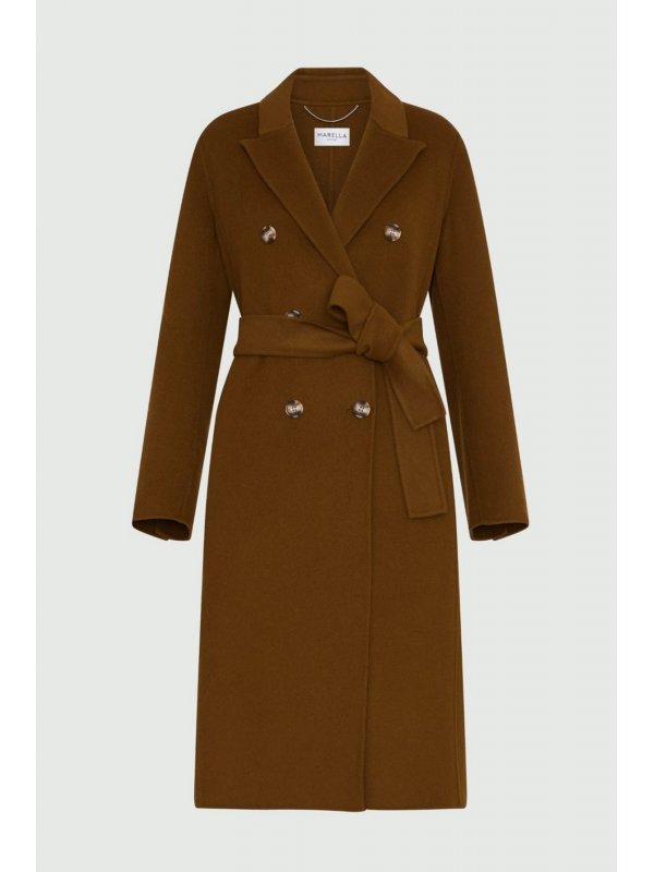 MARELLA ΠΑΛΤΟ URANIO ΣΤΑΥΡΩΤΟ ΖΩΝΗ ΛΑΔΙ