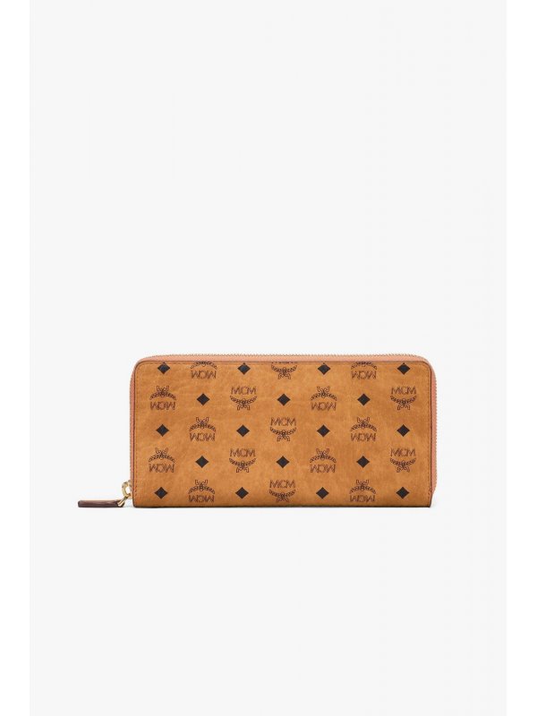 MCM ΠΟΡΤΟΦΟΛΙ AREN  ZIP LRG ΚΟΝΙΑΚ