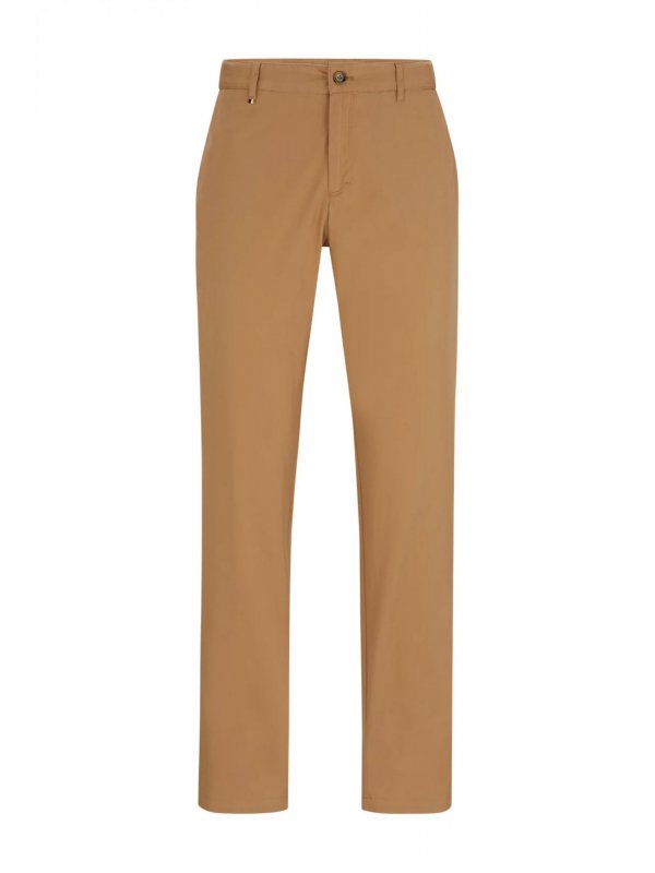 BOSS ΠΑΝΤΕΛΟΝΙ CHINO SLIM FIT C-GENIUS-242F ΜΠΕΖ