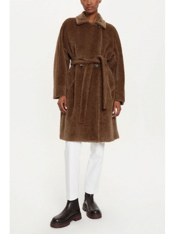 MARELLA 1 ΠΑΛΤΟ IPPY ΓΟΥΝΑ ΣΤΑΥΡΩΤΟ ΖΩΝΗ ΤΑΜΠΑ