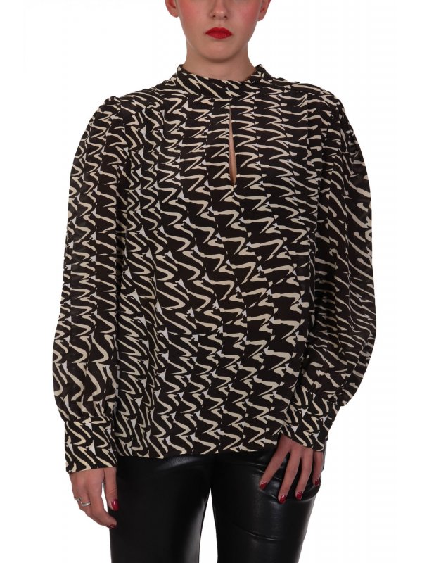 MARELLA 2 ΜΠΛΟΥΖΑ EGEMONE ΜΑΝΣΕΤΑ ΕΜΠΡΙΜΕ ΜΑΥΡΟ