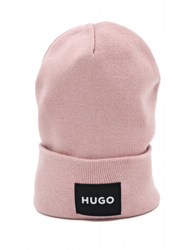 HUGO ΣΚΟΥΦΟΣ SARETTY_HAT LOGO ΡΟΖ