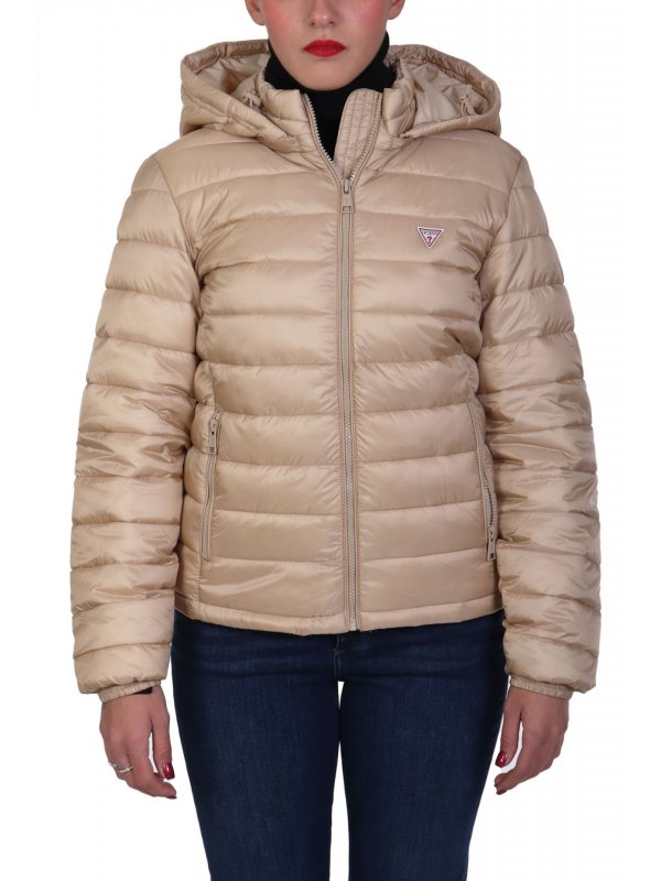 GUESS JEANS ΜΠΟΥΦΑΝ ΦΟΥΣΚΩΤΟ ΜΠΕΖ