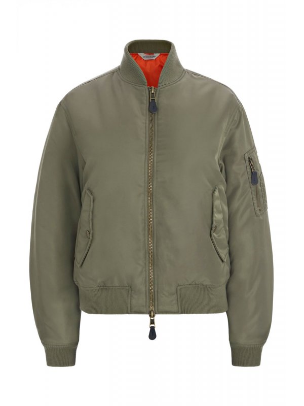 GUESSJEANS ΜΠΟΥΦΑΝ BOMBER ΝΑΥΛΟΝ ΧΑΚΙ