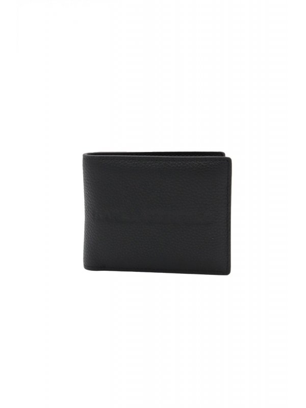 KARL LAGERFELD ΠΟΡΤΟΦΟΛΙ K/ESSENTIAL BIFOLD WALLET ΜΑΥΡΟ