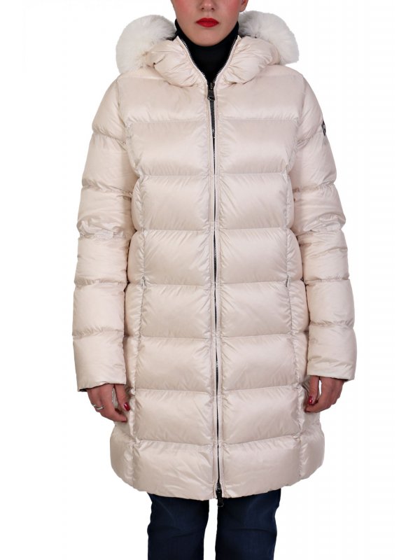 COLMAR ΜΠΟΥΦΑΝ DOWN JACKET FAUX FUR ΦΟΥΣΚΩΤΟ ΑΠΟΣΠΩΜΕΝΗ ΓΟΥΝΑ ΕΚΡΟΥ