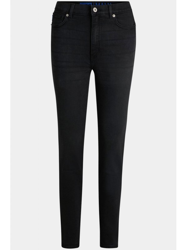 HUGO BLUE ΠΑΝΤΕΛΟΝΙ JEANS MALU_B SKINNY ΜΑΥΡΟ
