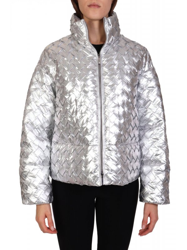 EMPORIO ARMANI ΜΠΟΥΦΑΝ ΦΟΥΣΚΩΤΟ ΜΗ ΑΠΟΣΠΩΜΕΝΗ ΚΟΥΚΟΥΛΑ ΠΛΕΚΤΟ ΑΣΗΜΙ