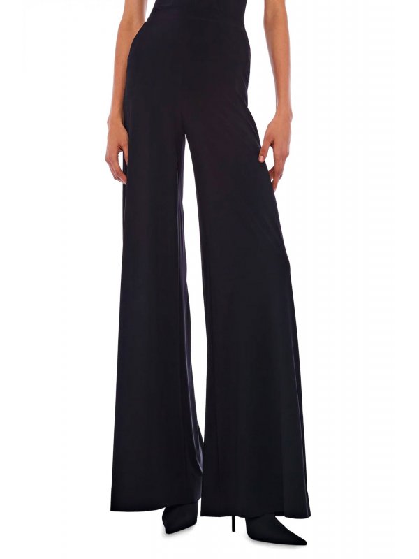 NORMA KAMALI ΠΑΝΤΕΛΟΝΑ ELEPHANT HIGH WAIST ΜΑΥΡΟ