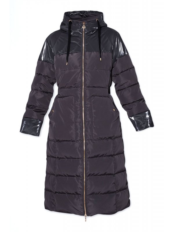 LIU-JO ΜΠΟΥΦΑΝ ΦΟΥΣΚΩΤΟ ΤΣΕΠΕΣ ΚΟΥΚΟΥΛΑ ΖΩΝΗ ΕΝΣΩΜΑΤΩΜΕΝΗ ΣΚΟΥΡΟ ΓΚΡΙ