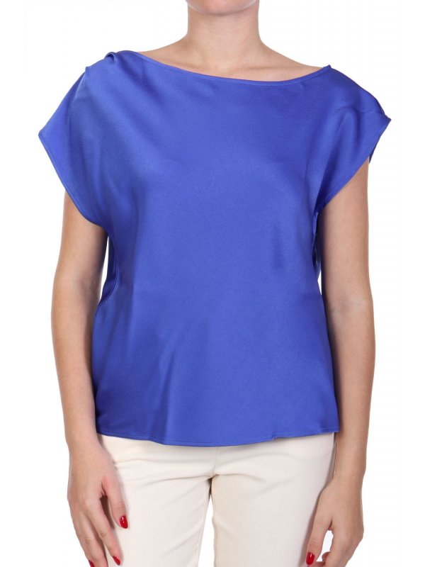 MARELLA EMME ΜΠΛΟΥΖΑ NOCHER ΣΑΤΕΝ ΜΠΛΕ