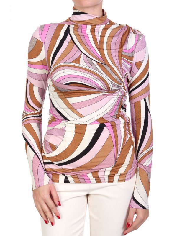 MARELLA ΜΠΛΟΥΖΑ AURONZO ΕΜΠΡΙΜΕ ΡΟΖ-ΚΑΦΕ