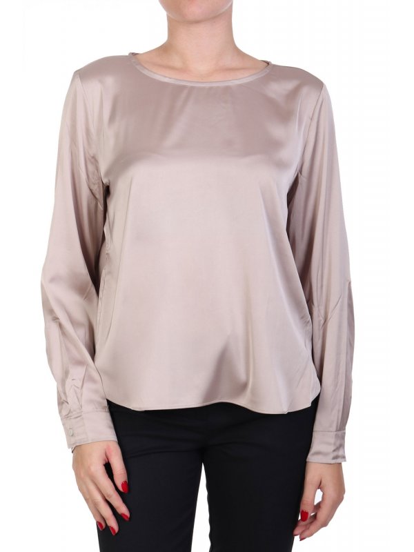 MARELLA EMME ΜΠΛΟΥΖΑ MADERA ΣΑΤΕΝ ΜΠΕΖ