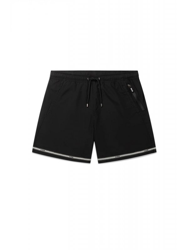 BALR. ΜΑΓΙΩ TAPE SWIMSHORTS LOGO ΜΑΥΡΟ