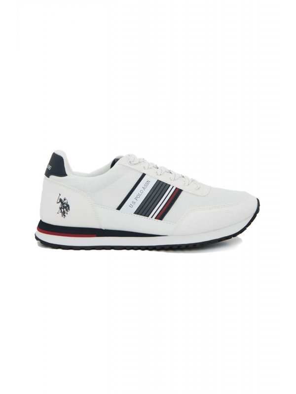 U.S.POLO ASSN ΠΑΠΟΥΤΣΙΑ SNEAKERS XIRIO009A ΛΕΥΚΟ-ΜΠΛΕ