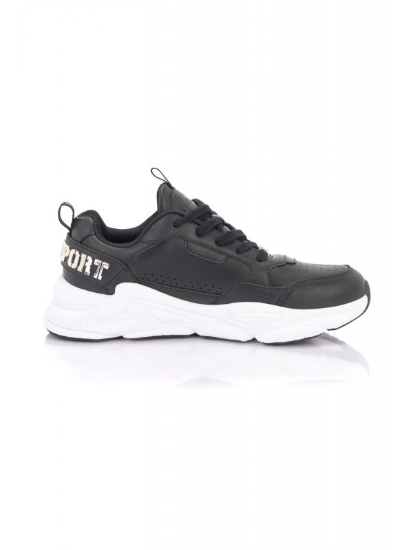 PLEIN SPORT ΠΑΠΟΥΤΣΙΑ SNEAKERS GHOST X ΜΑΥΡΟ-ΛΕΥΚΟ