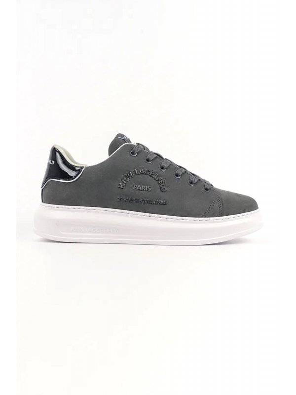 KARL LAGERFELD ΠΑΠΟΥΤΣΙΑ SNEAKERS KAPRI METAL MAISON ΜΑΥΡΟ