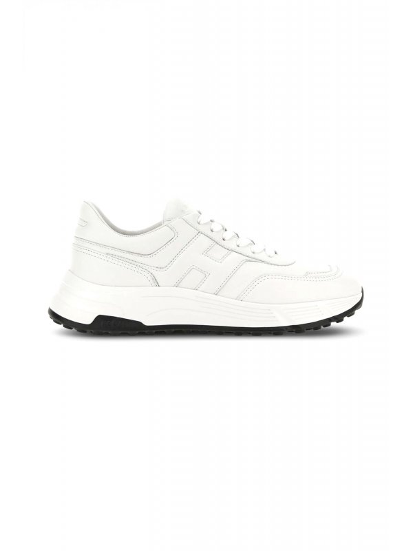 HOGAN ΠΑΠΟΥΤΣΙΑ SNEAKERS HYPERLIGHT ALLACCIATO H ΔΕΡΜΑ ΛΕΥΚΟ