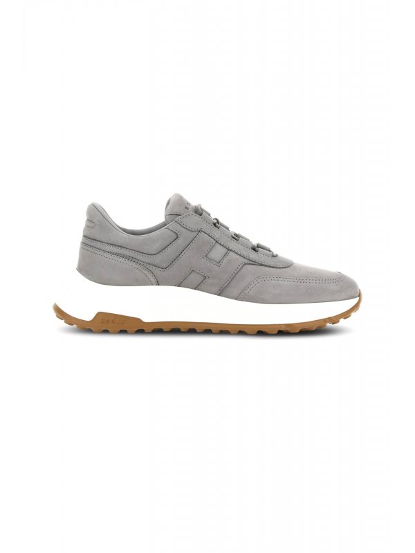 HOGAN ΠΑΠΟΥΤΣΙΑ SNEAKERS HYPERLIGHT SLIP ON H ΓΚΡΙ