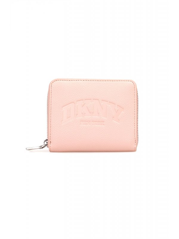 DKNY ΠΟΡΤΟΦΟΛΙ HADLEE SM ZIP AROUND LOGO ΣΟΜΟΝ