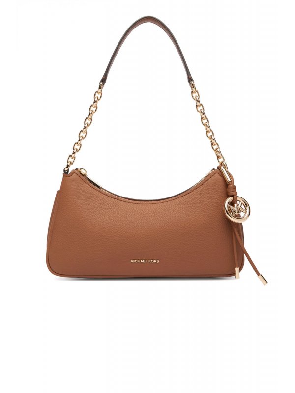 MICHAEL KORS ΤΣΑΝΤΑΚΙ ΩΜΟΥ NOLITA METAΛΛΙΚΟ LOGO ΤΑΜΠΑ