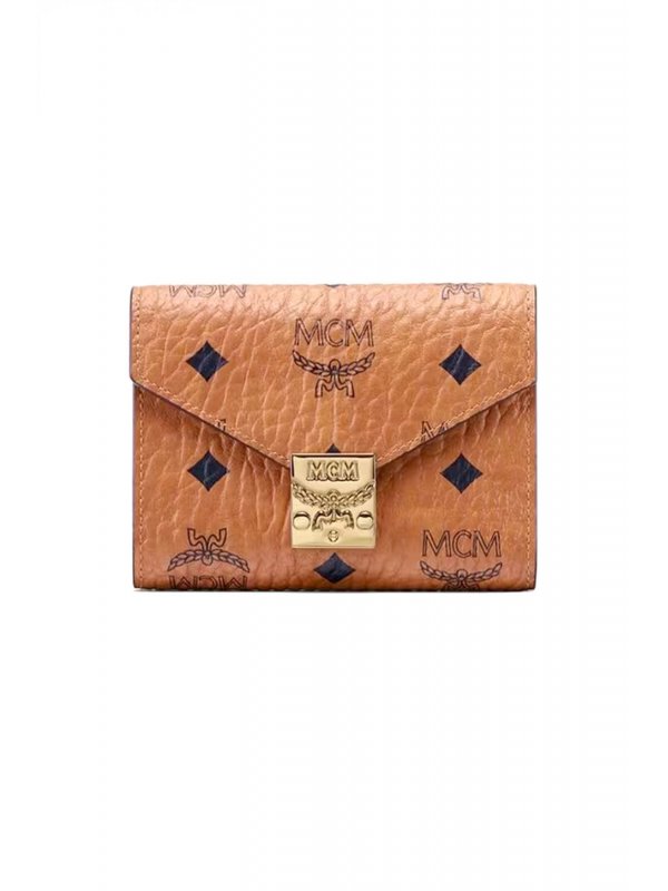 MCM ΠΟΡΤΟΦΟΛΙ TRACY 3FOLD SML COGNAC VIS ΚΟΝΙΑΚ