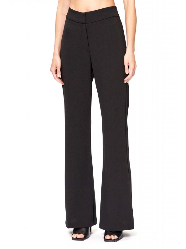 DKNY ΠΑΝΤΕΛΟΝΙ FLAIRED ΜΑΥΡΟ
