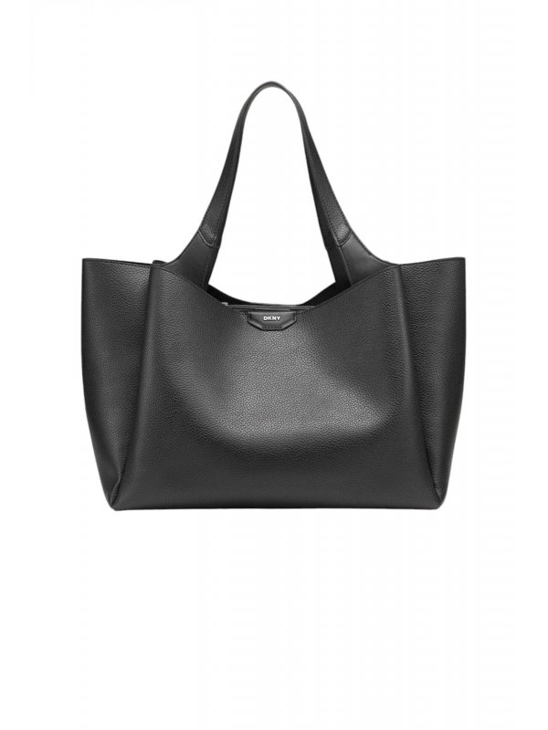 DKNY ΤΣΑΝΤΑ ΧΕΙΡΟΣ/ΩΜΟΥ WILLA TOTE LOGO ΜΑΥΡΟ