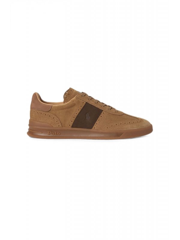 RALPH LAUREN ΠΑΠΟΥΤΣΙΑ SNEAKERS HRT AERA BRO-SNEAKERS-LOW TOP LACE ΤΑΜΠΑ