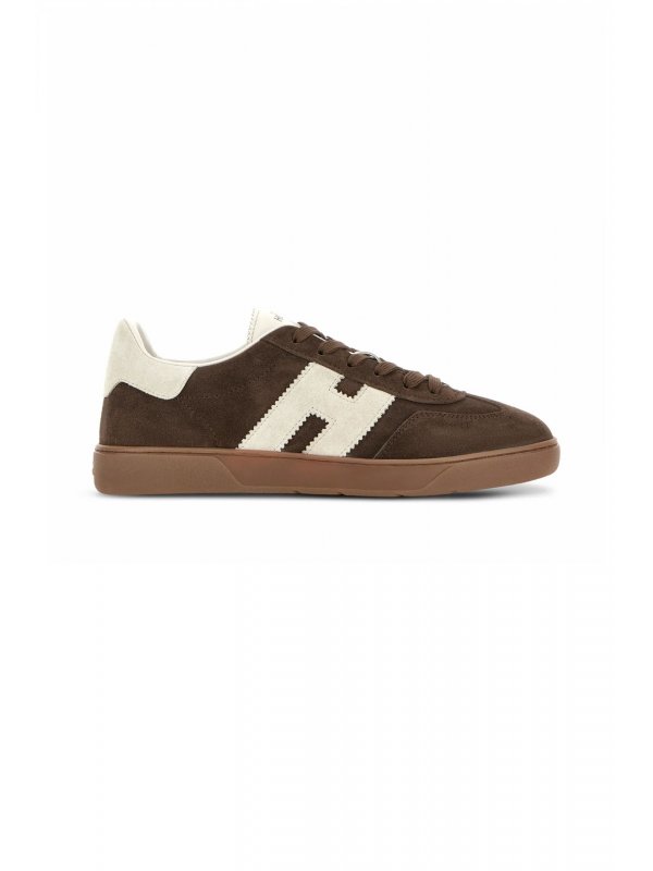 HOGAN ΠΑΠΟΥΤΣΙΑ SNEAKERS COOL ALLACCIATO H ΚΑΦΕ