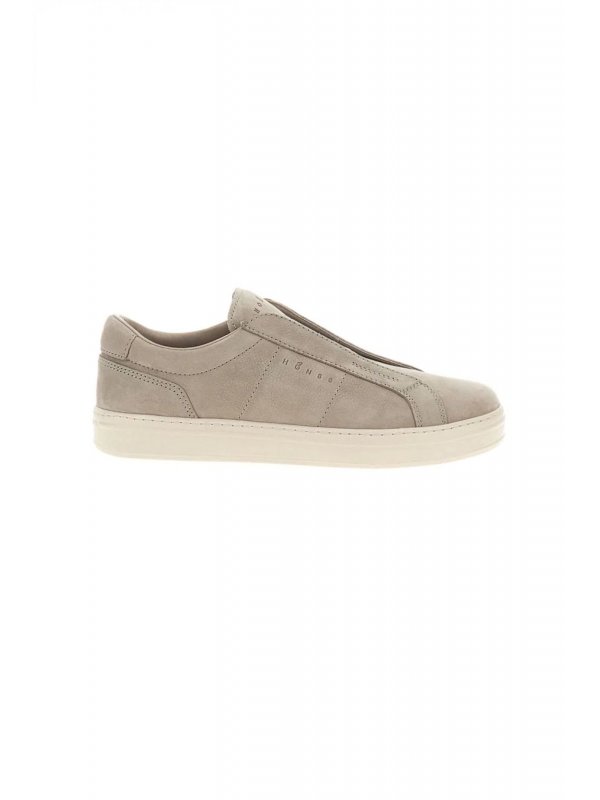 HOGAN ΠΑΠΟΥΤΣΙΑ SNEAKERS H668 SLIP ON ΜΠΕΖ