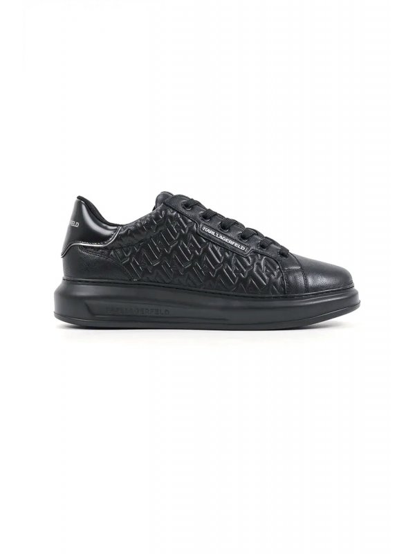 KARL LAGERFELD ΠΑΠΟΥΤΣΙΑ SNEAKERS KAPRI MENS Monogram Rpt Lo ΜΑΥΡΟ
