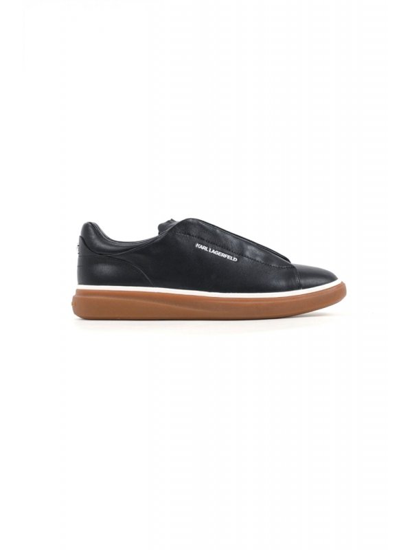 KARL LAGERFELD ΠΑΠΟΥΤΣΙΑ SNEAKERS KANE Hidden Lace Lo ΜΑΥΡΟ