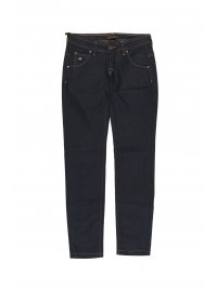 PHILIPP PLEIN ΠΑΝΤΕΛΟΝΙ JEANS HIGH WAIST JEGGING HEXAGON LOGO ΜΕΤΑΛΛΙΚΟ ΣΤΡΑΣ ΜΠΛΕ - Image 7