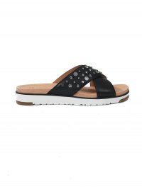 UGG  UGG STUDDED BLING FLAT PEDALS BLACK 