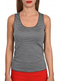 BOSS ORANGE ΜΠΛΟΥΖΑ C_FIDIE ΠΛΕΚΤΟ ΖΙΒΑΓΚΟ ΓΚΡΙ - Image 6