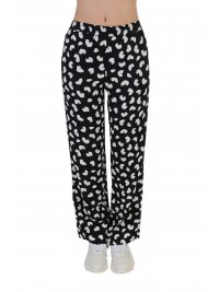 ELISABETTA FRANCHI ΠΑΝΤΕΛΟΝΙ FLARE LOGO ΜΑΥΡΟ - Image 7