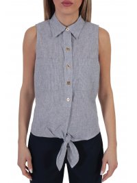 NORMA KAMALI ΠΟΥΚΑΜΙΣΟ ΓΚΡΙ ΜΕΤΑΛΛΙΖΕ - Image 8