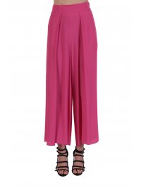 NORMA KAMALI ΠΑΝΤΕΛΟΝΑ HIGH WAIST PLEAT ΣΚΟΥΡΟ ΜΠΛΕ - Image 6