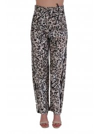 ELISABETTA FRANCHI ΠΑΝΤΕΛΟΝΑ ΠΙΕΤΕΣ ANIMAL PRINT ΚΑΦΕ - Image 7