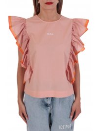 JUICY COUTURE TOP BACK-ZIP PONTE EMBELLISHED ΜΑΥΡΟ - Image 8