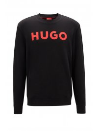 HUGO HUGO ΦΟΥΤΕΡ CREW NECK DEM LOGO ΜΑΥΡΟ