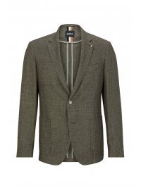 BOSS  BOSS ΣΑΚΑΚΙ ΛΙΝΟ ΑΦΟΔΡΟ SLIM FIT C-HANRY-232 ΧΑΚΙ